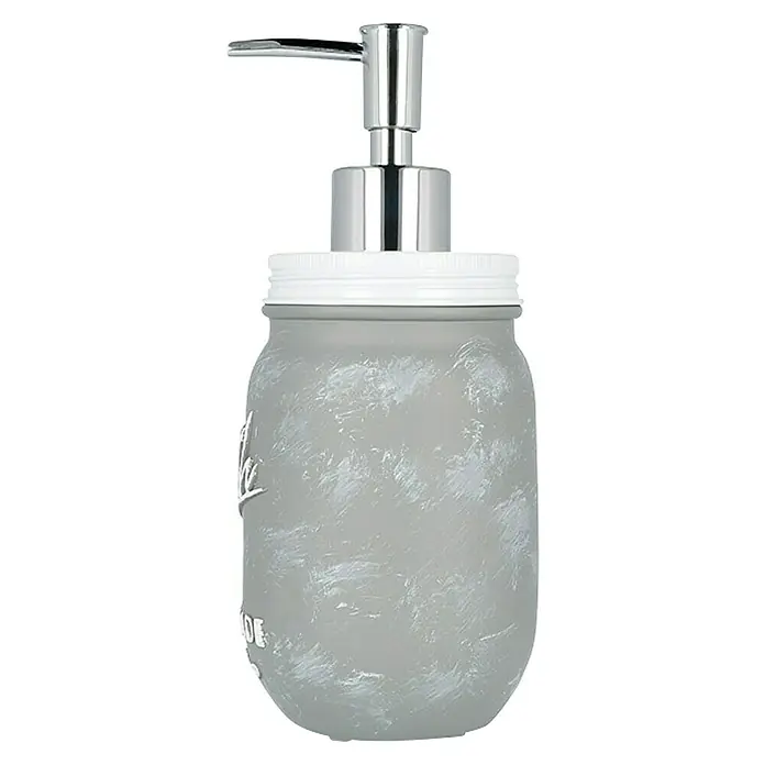 Venus Bath Dozator sapuna - Poliesterska smola, Bijelo-sive boje - Pogled s lijeve strane
