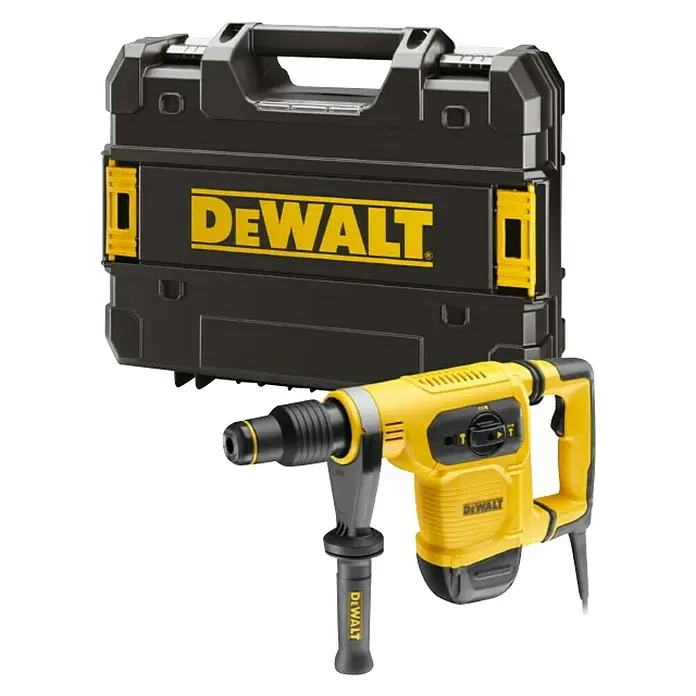 Dewalt Kombinirana bušilica D25481K - 1.050 W, Broj okretaja pri praznom hodu: 0 okr/min - 540 okr/min, Jačina pojedinog udarca: 6,1 J - Dijagonalni pogled