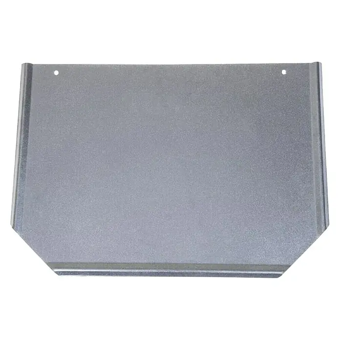 Metalni podložak za kamin PL2 - 50 x 35 cm, Čelik - Pogled sprijeda