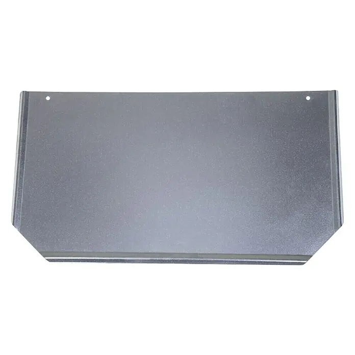 Metalni podložak za kamin PL3 - D x Š: 65 x 35 cm, Čelik - Pogled sprijeda