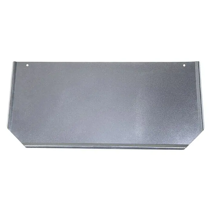 Metalni podložak za kamin PL4 - D x Š: 75 x 35 cm, Čelik - Pogled sprijeda