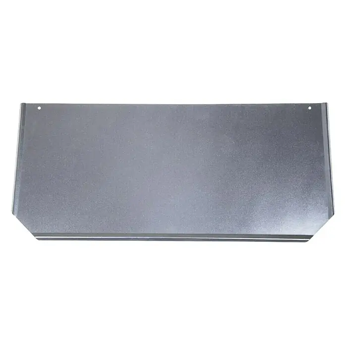 Metalni podložak za kamin PL5 - 90 x 40 cm, Čelik - Pogled sprijeda