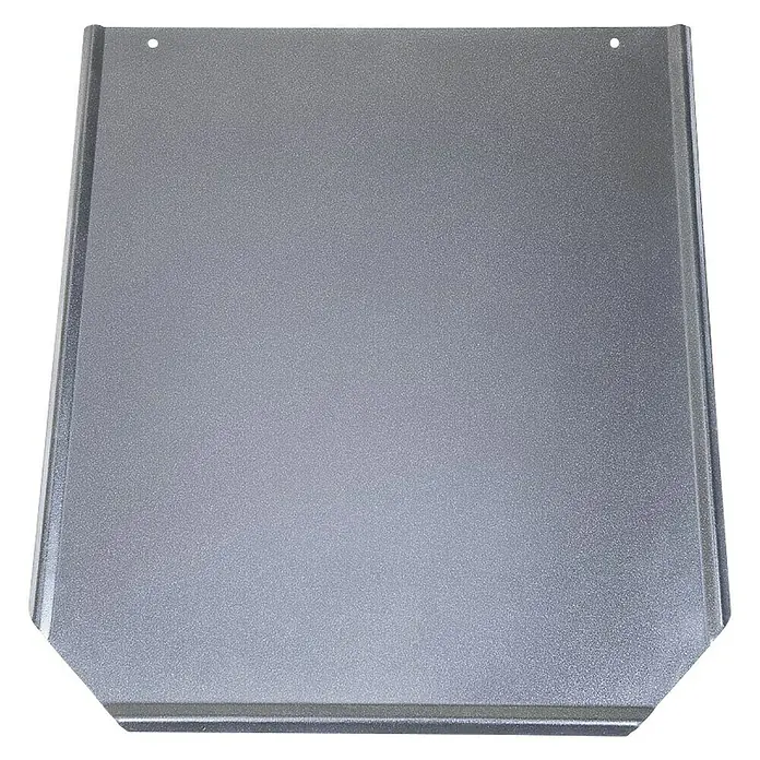 Metalni podložak za kamin PL6 - D x Š: 56 x 53 cm, Čelik - Pogled sprijeda