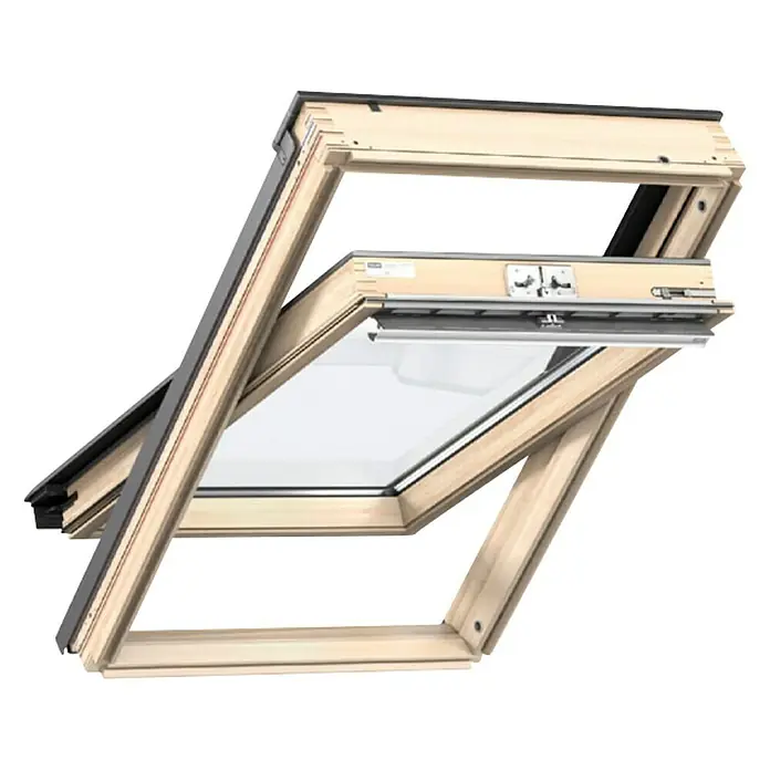 Velux Zaokretni prozor THERMO PLUS GZL FK06 - 66 x 118 cm - Pogled sprijeda