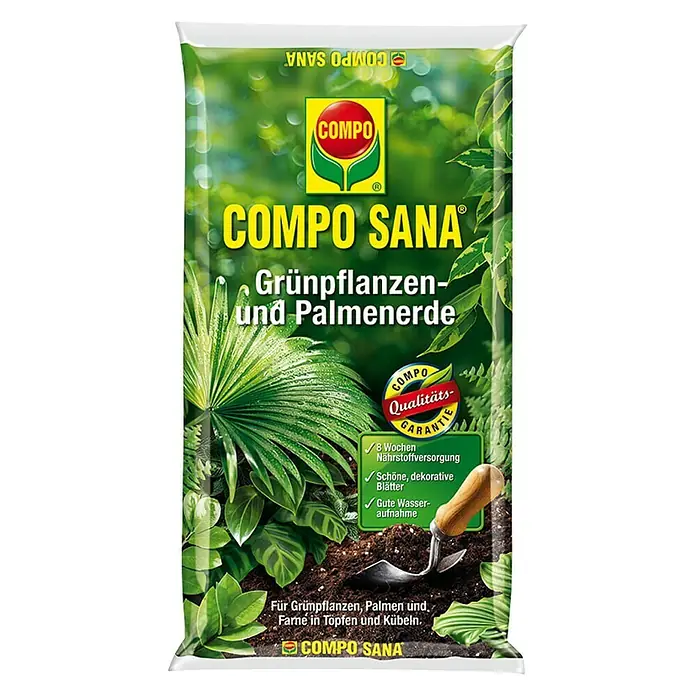 Compo Zemlja za zelene biljke i palme - 20 l - Pogled sprijeda