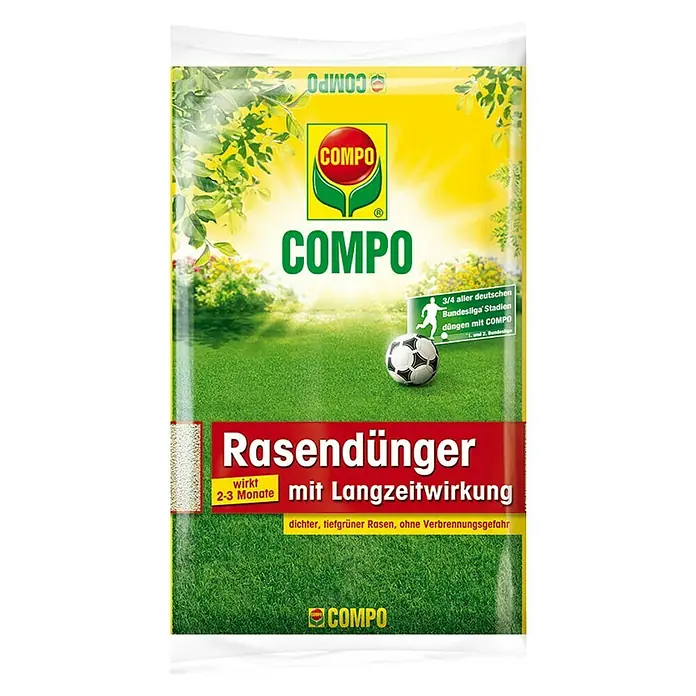 Compo Gnojivo za travnjake s dugotrajnim djelovanjem - 2 kg - Pogled sprijeda