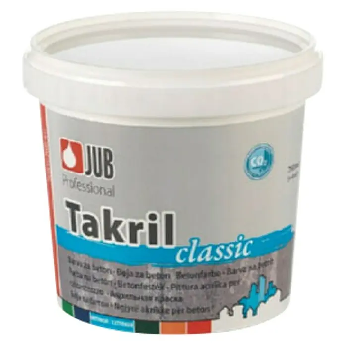 Jub Akrilna boja - Bijele boje, 750 ml, Mat - Pogled sprijeda