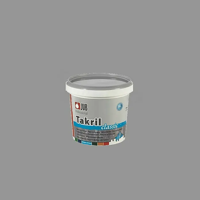 Jub Akrilna boja - Cementno sivo, 750 ml, Mat - Pogled sprijeda