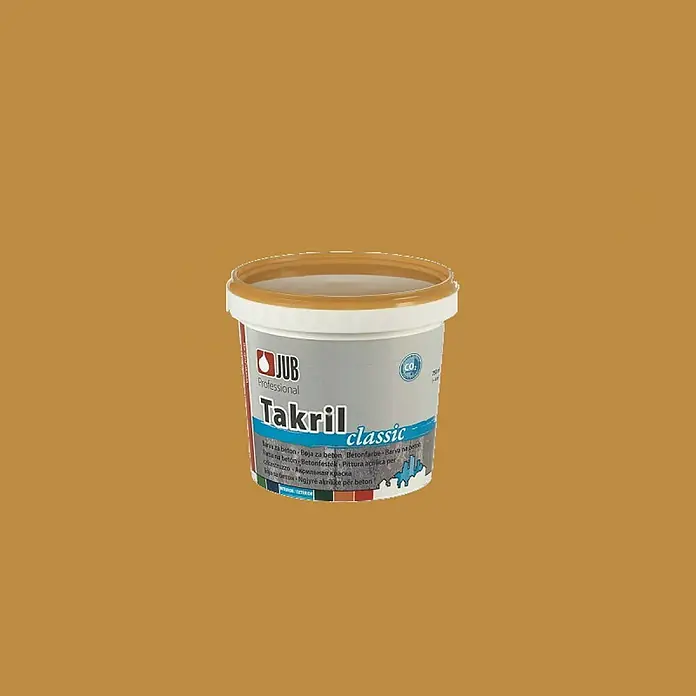 Jub Boja za beton Takril - Oker, 750 ml, Mat - Pogled sprijeda