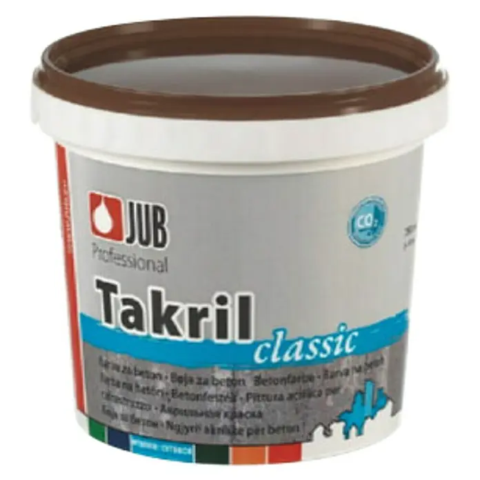 Jub Akrilna boja - Smeđe boje, 750 ml, Mat - Pogled sprijeda