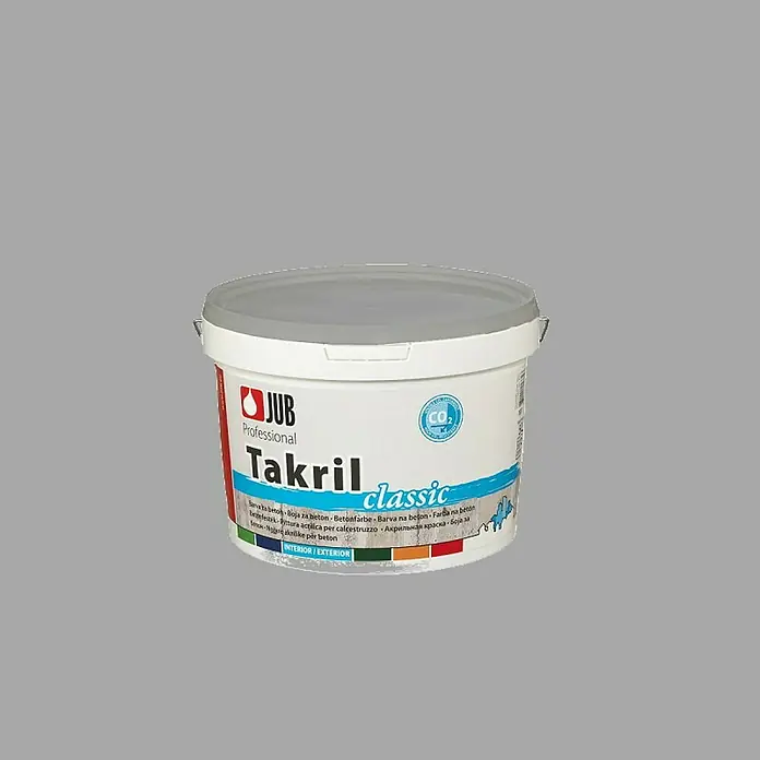 Jub Boja za beton Takril - Cementno sivo, 5 l, Mat - Pogled sprijeda