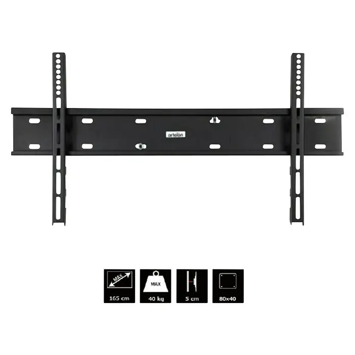 Zidni nosač za televizor Maxo 840 - Namijenjeno za: Dijagonalu zaslona 42 - 65", Opteretivost: 40 kg - Pogled sprijeda