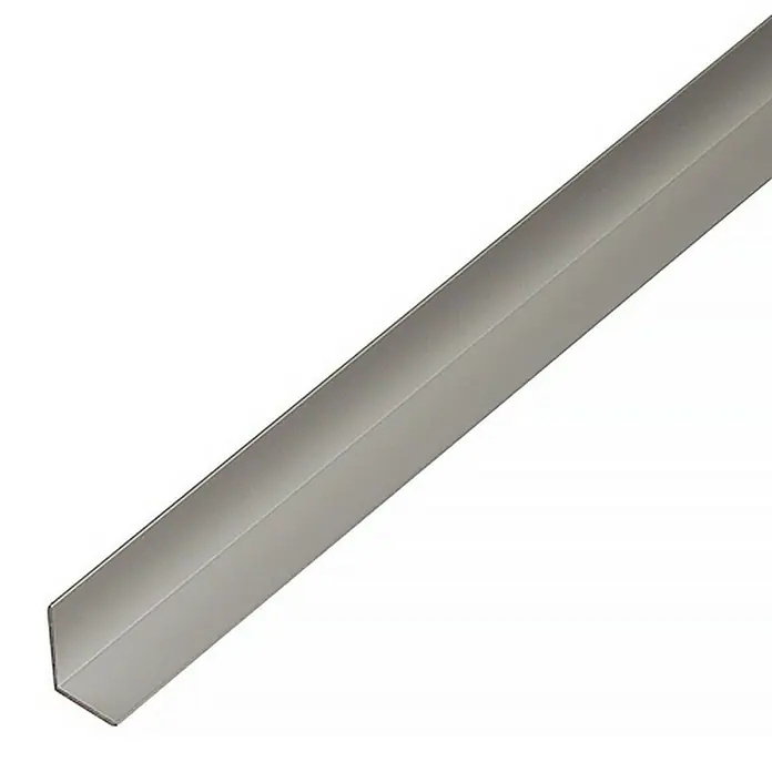 Kantoflex Rubni profil - D x Š x V: 1.000 x 17,8 x 18 mm, Debljina: 1,8 mm, Aluminij, Srebrne boje - Detaljan prikaz