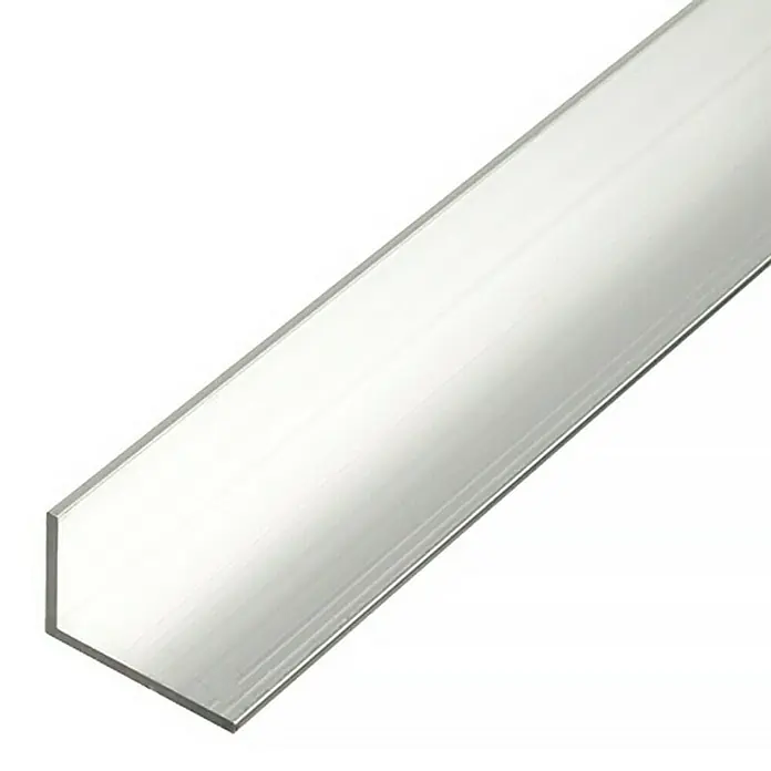 Kantoflex Rubni profil - D x Š x V: 2.000 x 30 x 20 mm, Debljina: 2 mm, Aluminij, Eloksirano, Srebrne boje - Detaljan prikaz