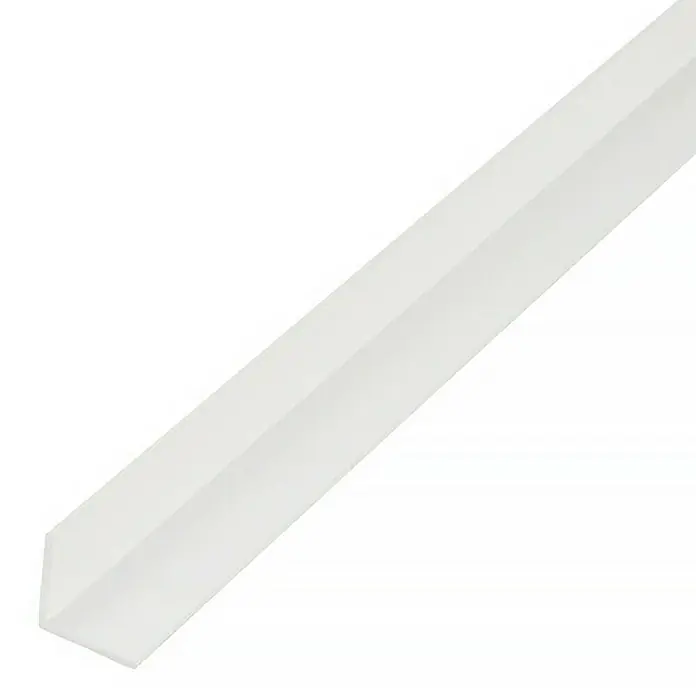 Stabilit Rubni profil - D x Š x V: 1.000 x 30 x 30 mm, Debljina: 2 mm, PVC, Bijele boje - Detaljan prikaz