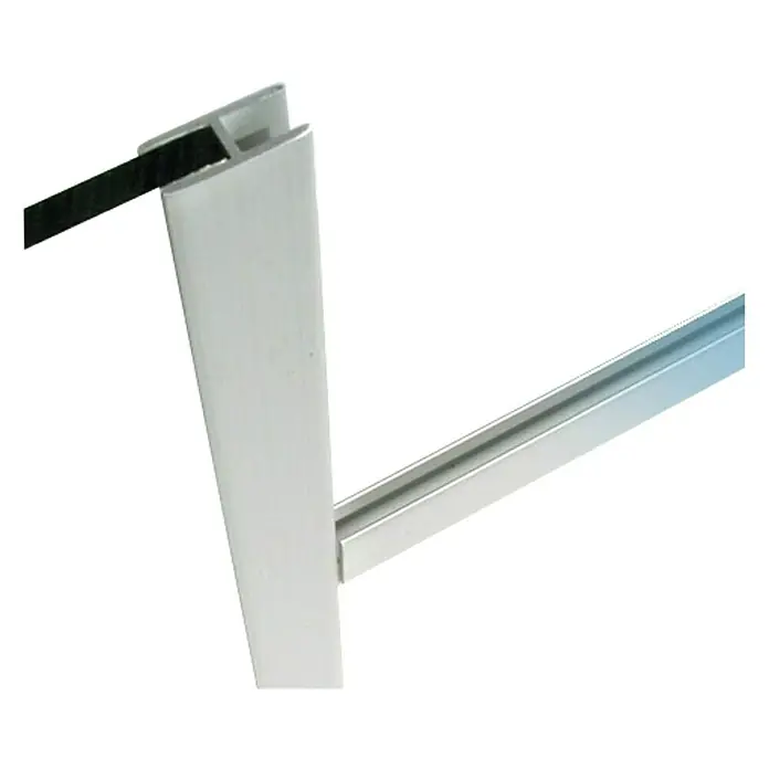 Kantoflex H-profil - D x Š x V: 1.000 x 9,9 x 22 mm, Debljina: 1,5 mm, Aluminij, Eloksirano, Srebrne boje - Detaljan prikaz