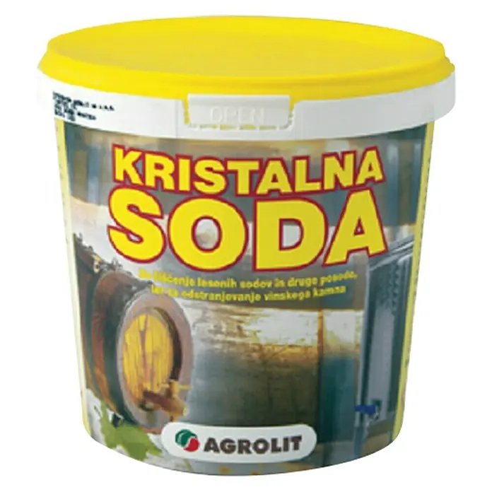 Kristalna soda 1 kg - Bijele boje - Pogled sprijeda