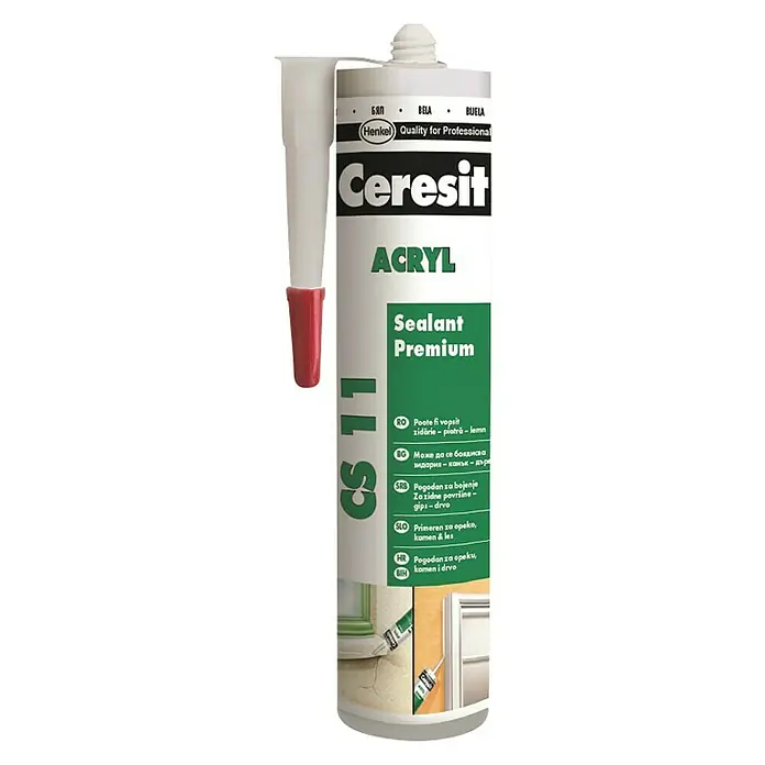 Ceresit Akril - Bijele boje, 300 ml - Pogled sprijeda