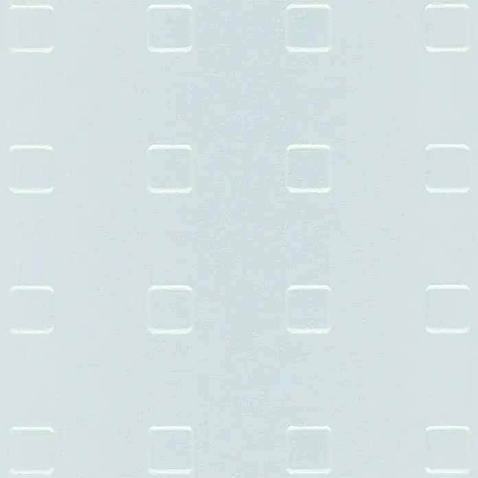 Kvadratna perforirana ploča - 1.000 x 600 mm, Debljina: 1 mm, Aluminij, Eloksirano - Detaljan prikaz