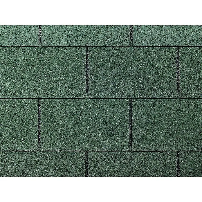 Gutta Bitumenska šindra - D x Š: 100 x 33,6 cm, Zelene boje - Detaljan prikaz