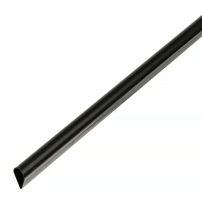 Kantoflex Stezni profil - D x V: 2.000 x 15 mm, Debljina: 0,9 mm, Plastika, Crne boje - Detaljan prikaz