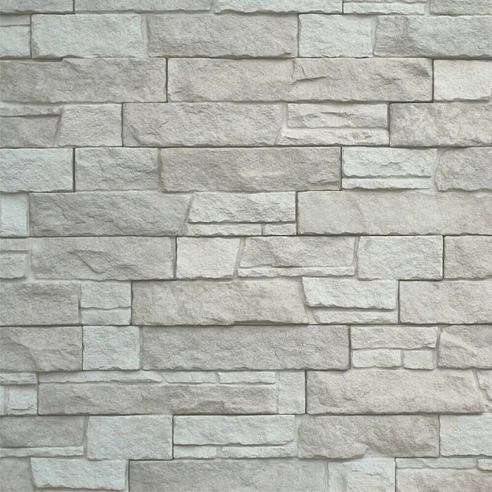 Wandverkleidung Cornelie - L x B: 39 x 11,2 cm, Grau/Beige, Steinoptik - Detailaufnahme
