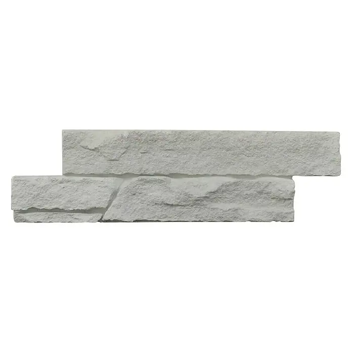 Wandverkleidung Cornelie - L x B: 39 x 11,2 cm, Grau/Beige, Steinoptik - Detailaufnahme