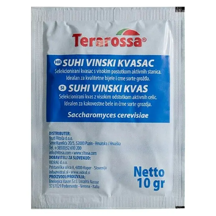 Terarossa Vinski kvasac - Sadržaj: 1 kom - Pogled sprijeda