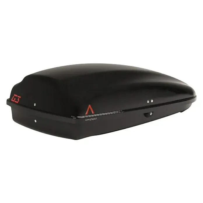 G3 Krovna kutija za automobil Arjes 320 - 133,8 x 720 x 375 mm, 320 l, Crne boje - Dijagonalni pogled