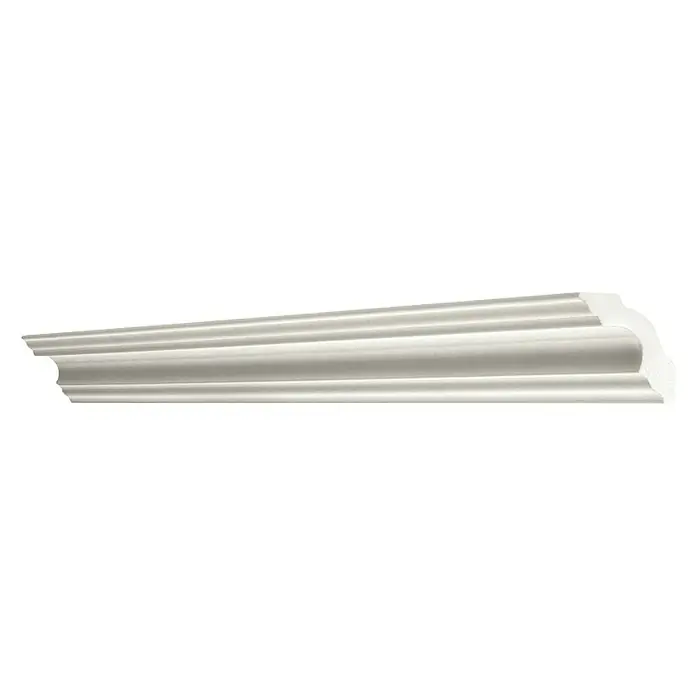 Decosa Ukrasna lajsna od stiropora - 2 m x 6,8 cm x 3 cm, Polistirol XPS - Dijagonalni pogled