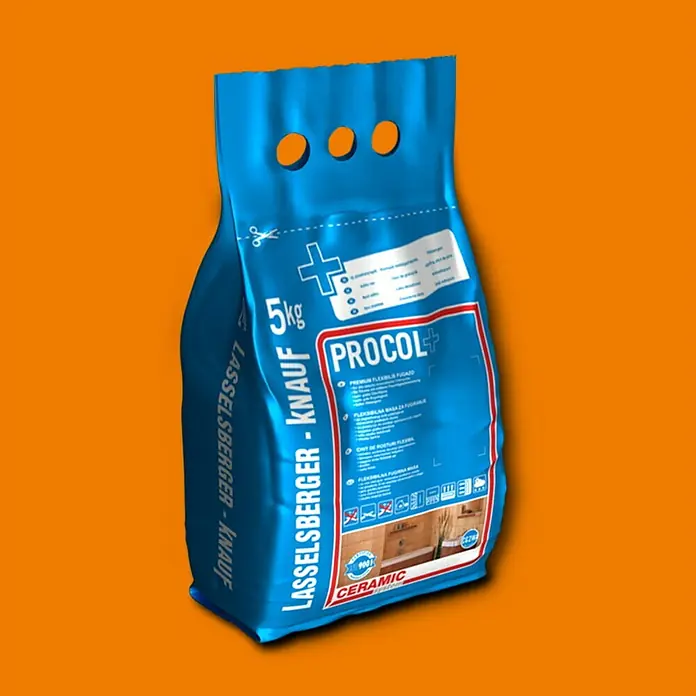 Cemix Fleksibilna masa za fugiranje Procol+ - Naranča, 5 kg - Dijagonalni pogled