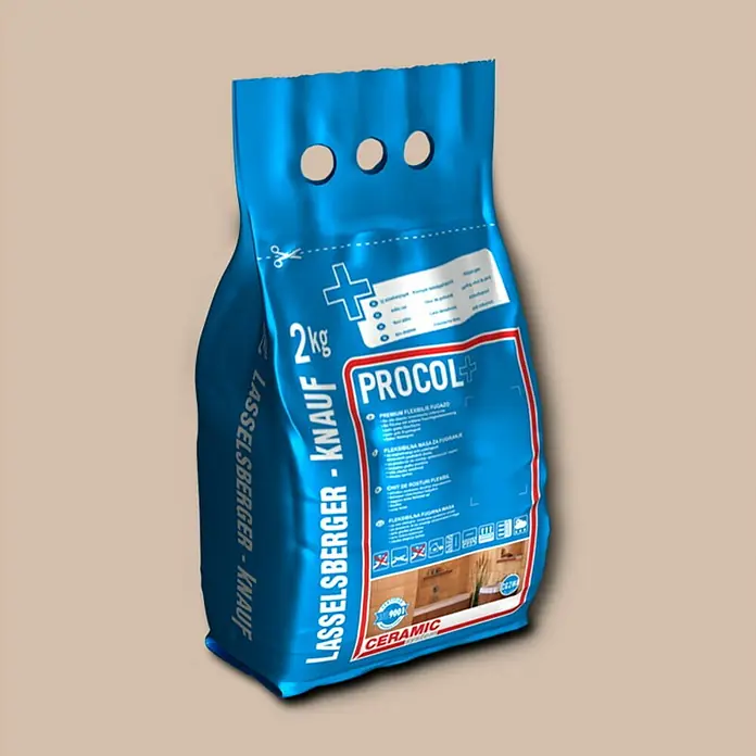 Cemix Fleksibilna masa za fugiranje Procol+ - Bež boje, 2 kg - Dijagonalni pogled