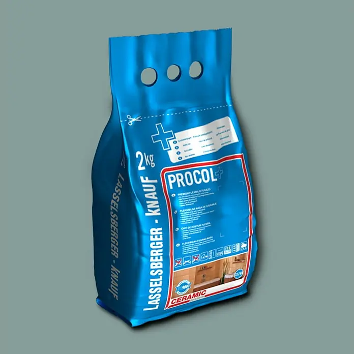 Cemix Fleksibilna masa za fugiranje Procol+ - 2 kg - Dijagonalni pogled
