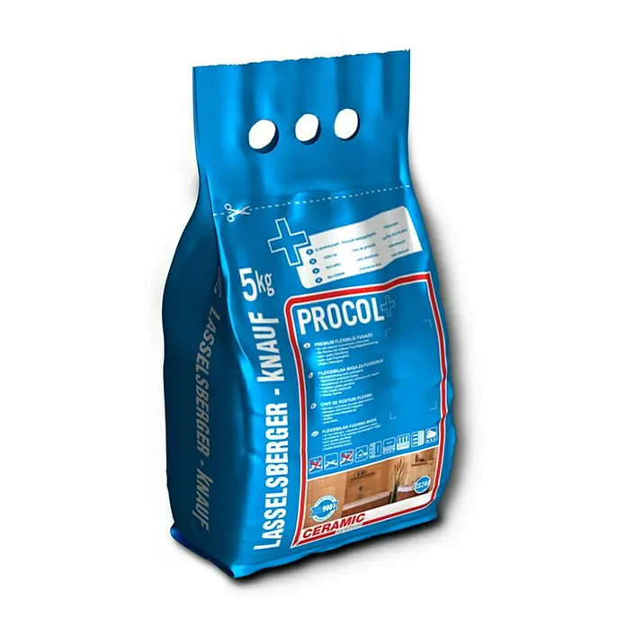 Cemix Fleksibilna masa za fugiranje Procol+ - Bijele boje, 5 kg - Dijagonalni pogled