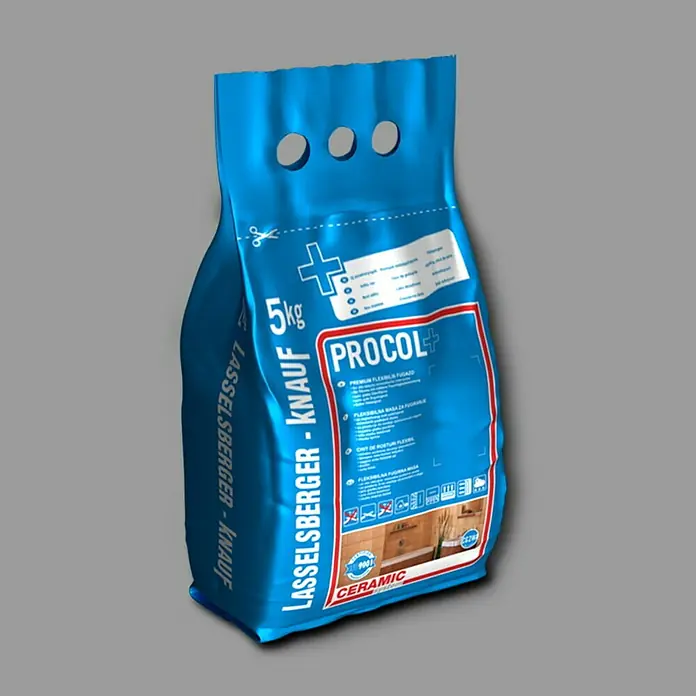 Cemix Fleksibilna masa za fugiranje Procol+ - Sive boje, 5 kg - Dijagonalni pogled