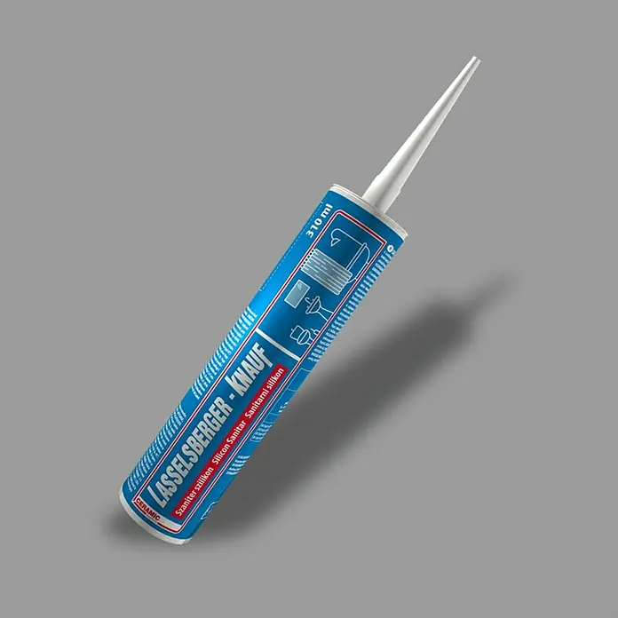 Cemix Sanitarni silikon - Sive boje, 310 ml - Dijagonalni pogled