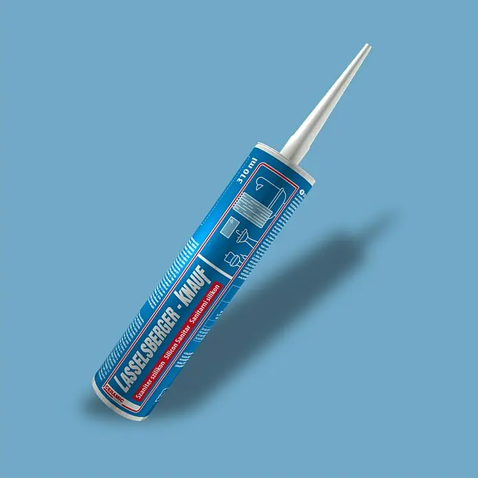 Cemix Sanitarni silikon - Plava boja, 310 ml - Dijagonalni pogled