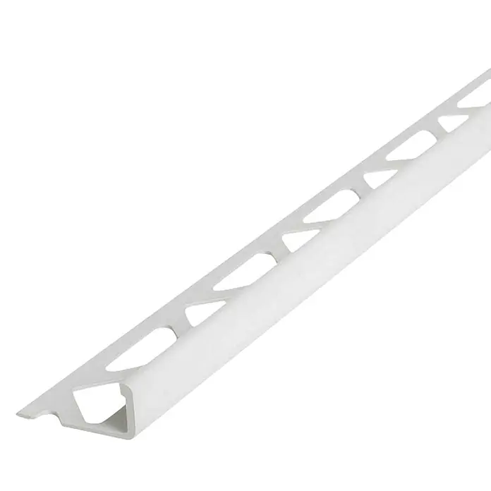 Kutni profil PVC - 250 x 1 cm, Bijele boje - Dijagonalni pogled