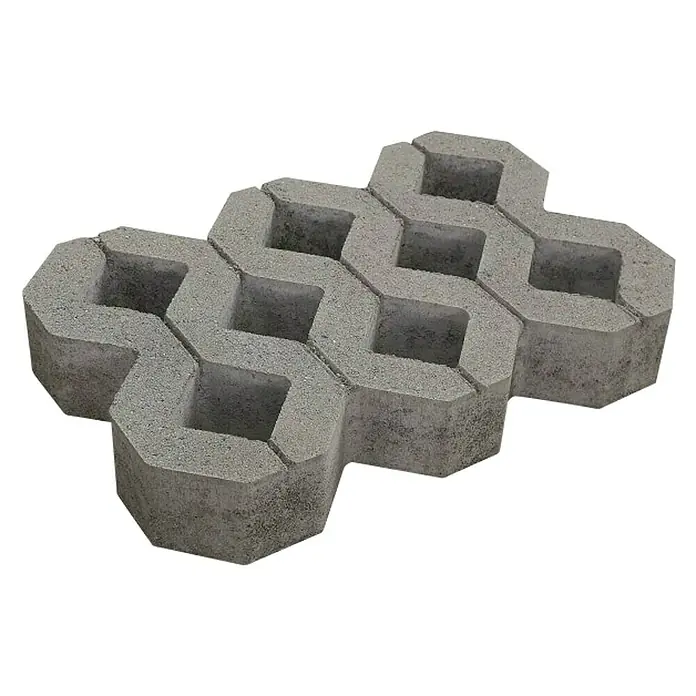 Zobec Vrtna betonska ploča - D x Š x V: 60 x 40 x 10 cm - Dijagonalni pogled