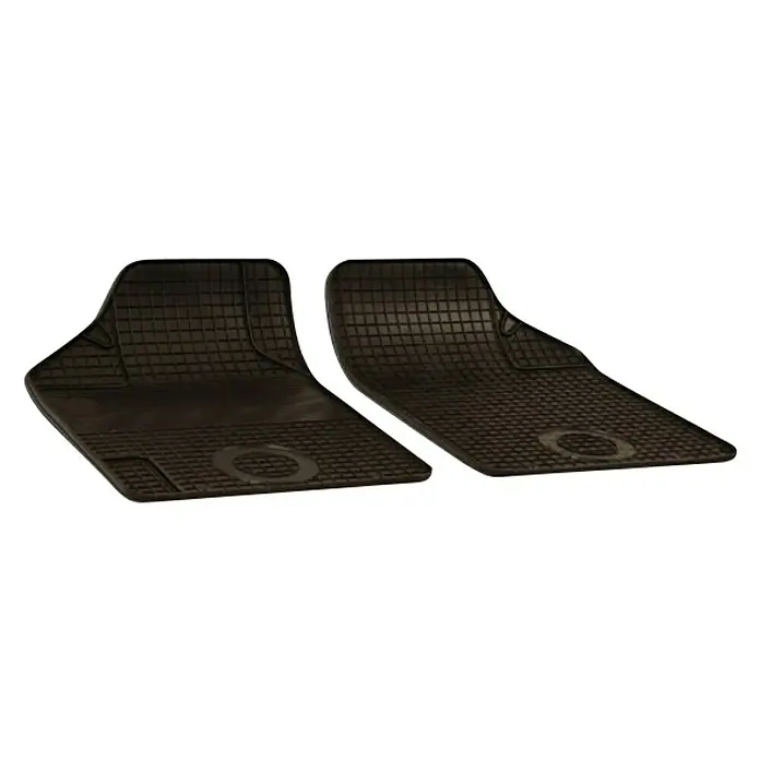 Set gumenih podloga za automobile - 2-dij., Crne boje, Vozila - Dijagonalni pogled