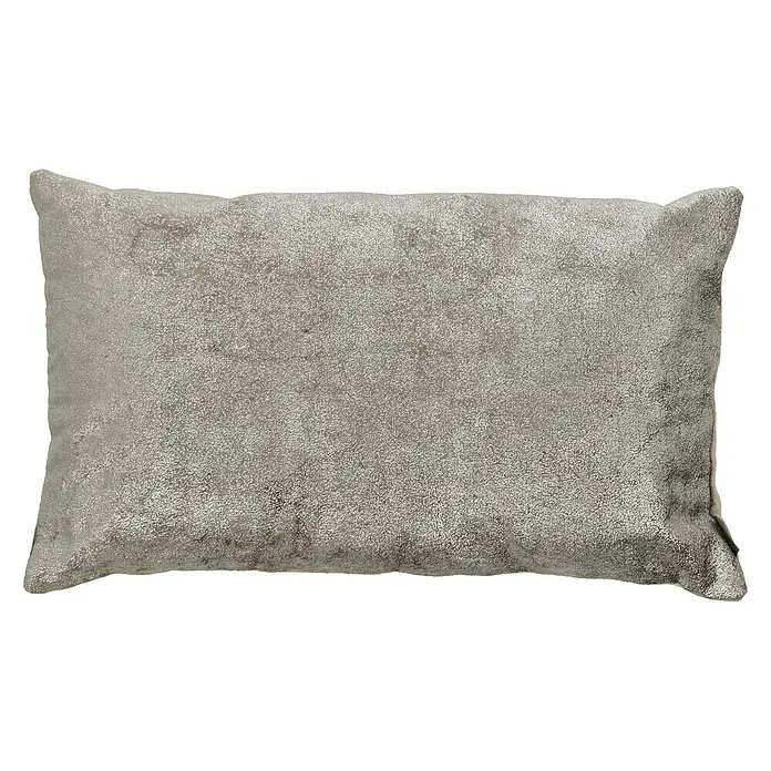 Kissen Foil - Taupe/Champagner, 45 x 25 cm, 100 % Polyester - Vorderansicht