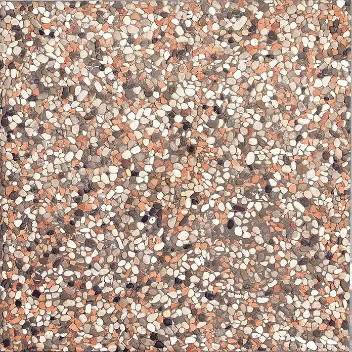 Zobec Vrtna ploča - Crne boje, Crvene boje, D x Š x V: 40 x 40 x 3,8 cm - Detaljan prikaz