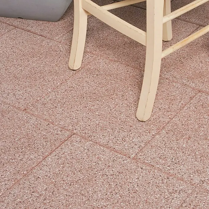 Zobec Vrtna ploča Kreativ - D x Š x V: 40 x 40 x 3,8 cm, Crveno-crne boje - Živopisni prikaz