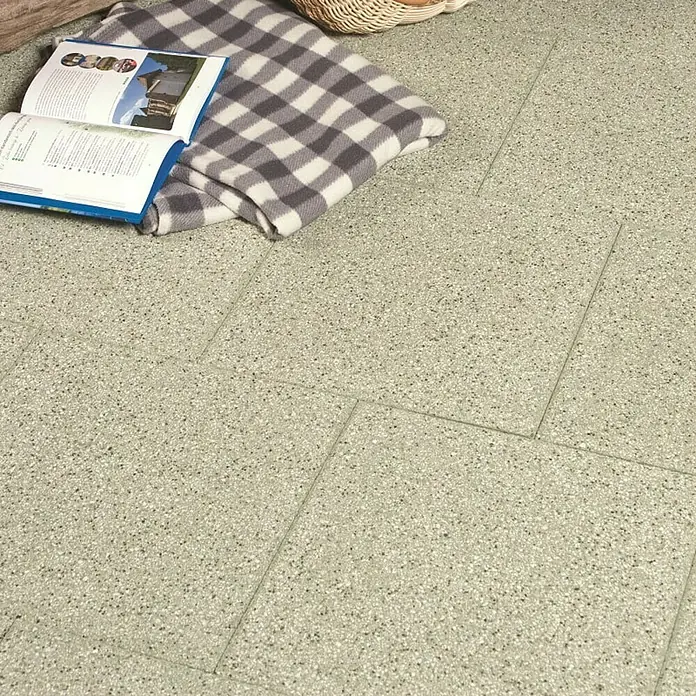 Zobec Vrtna ploča Kreativ - Zelene boje, Beton, D x Š x V: 40 x 40 x 3,8 cm - Živopisni prikaz