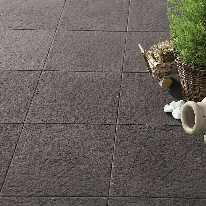 Zobec Vrtna ploča - D x Š x V: 40 x 40 x 38 mm, Antracit - Živopisni prikaz
