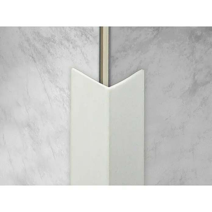 Kutni profil PVC - 2.500 x 20 x 20 mm - Živopisni prikaz