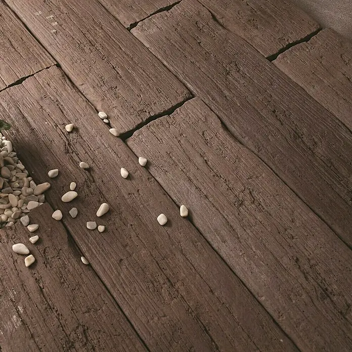 Zobec Vrtna ploča Prag - D x Š x V: 22,5 x 90 x 5 cm, Smeđe boje - Živopisni prikaz