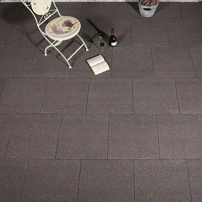Zobec Vrtna ploča - D x Š: 50 x 50 cm, Crne boje - Živopisni prikaz