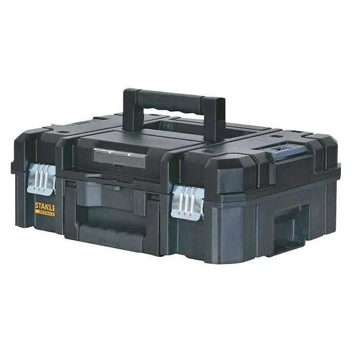 Stanley TSTAK Kutija za alat - Š x D x V: 33,17 x 44 x 17,6 cm, Plastika - Dijagonalni pogled