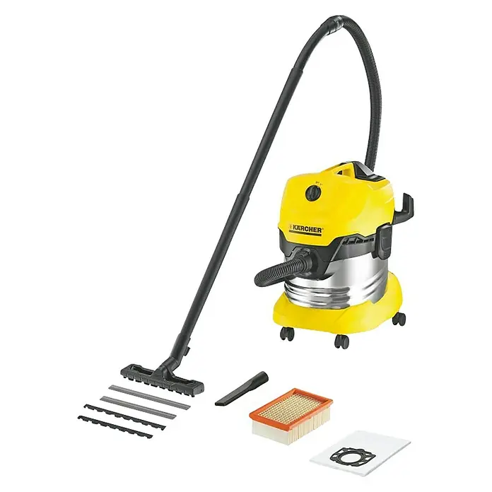 Kärcher Usisivač za mokro i suho usisavanje WD 4 Premium - 1.000 W, 20 l - Dijagonalni pogled